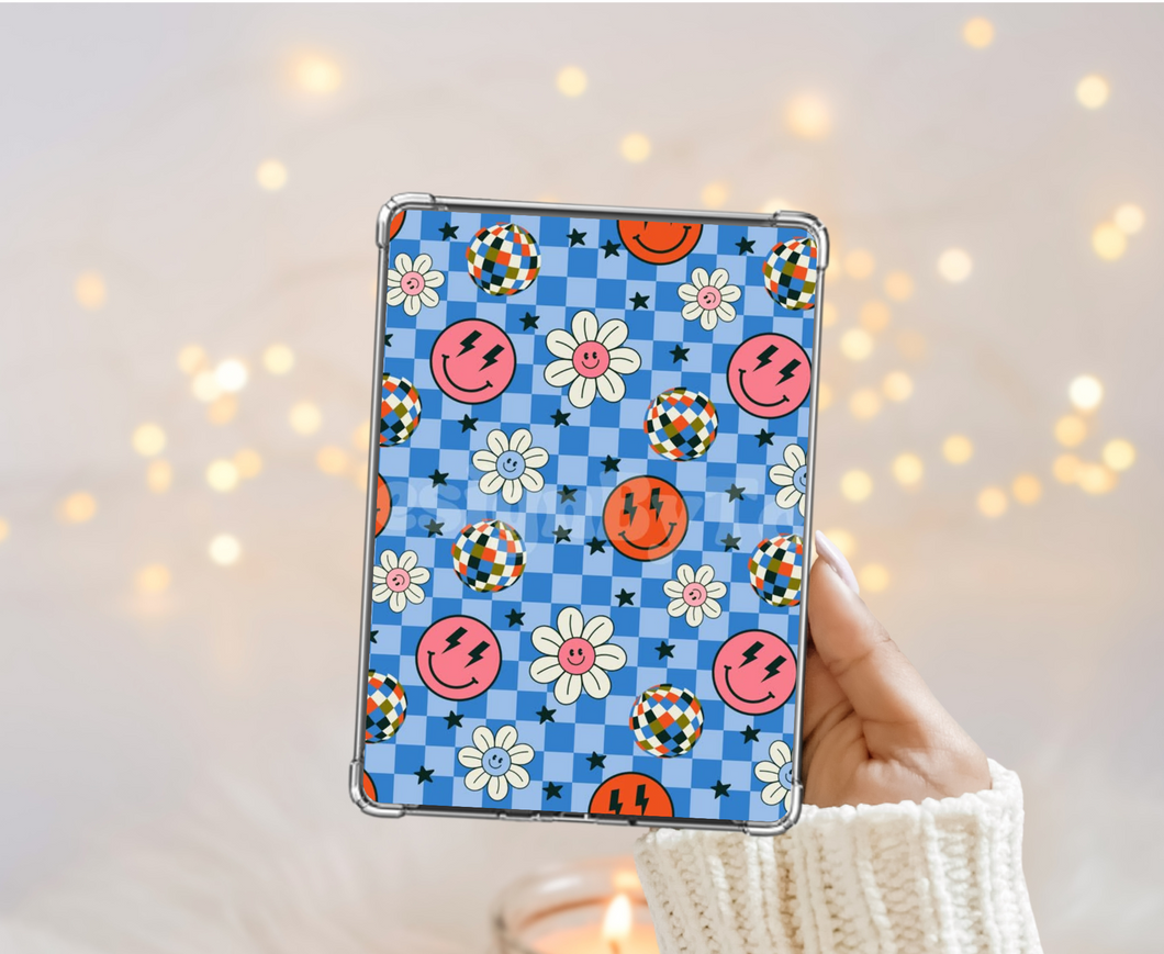 Disco smiley face kindle insert