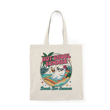 Load image into Gallery viewer, Hot Ghoul Summer Tote Bag — Cute Ghost Beach Reusable Shopping Bag
