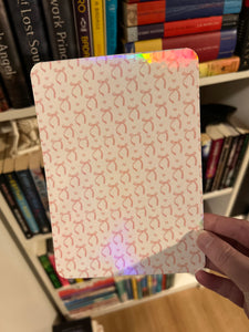Pink Bow kindle insert