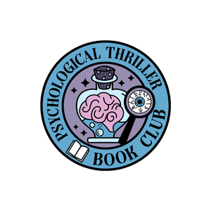 Psychological Thriller Book Club Round Sticker