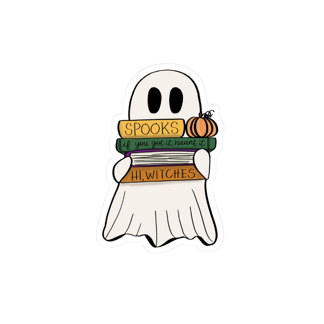 Book Ghost Sticker