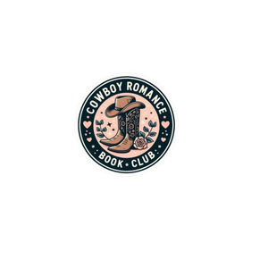 Cowboy Romance Book club Sticker | Broken Glass Laminate