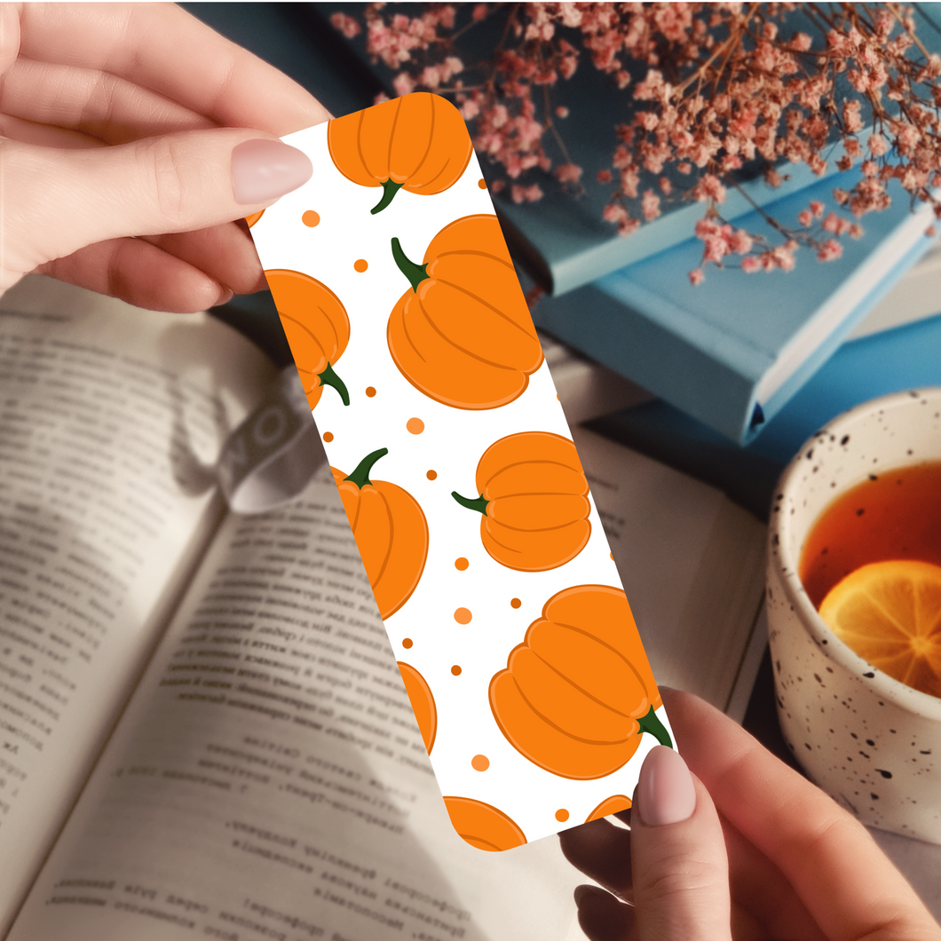 Orange Pumpkin Bookmark