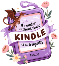 Load image into Gallery viewer, A Reader Without Their Kindle Is A Tragedy Sticker
