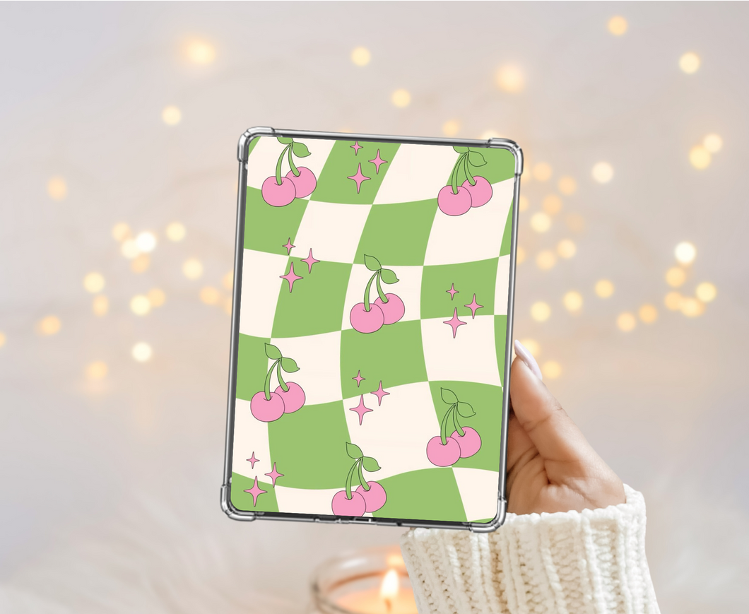 Green Checkered Cherry Insert