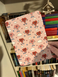 Pink and red heart kindle insert