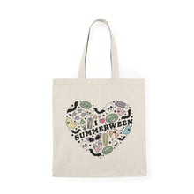 Load image into Gallery viewer, Summerween Heart Tote Bag — Cute Seasonal Beach &amp; Holiday Reusable Tote
