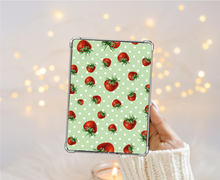 Load image into Gallery viewer, Green Polka Dot Strawberry Kindle Insert
