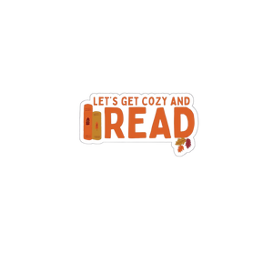 Let's Get Cozy & Read Sticker