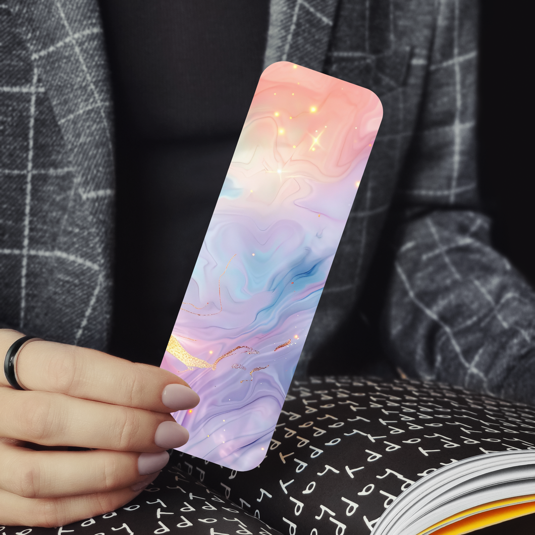 Pastel Marble Bookmark