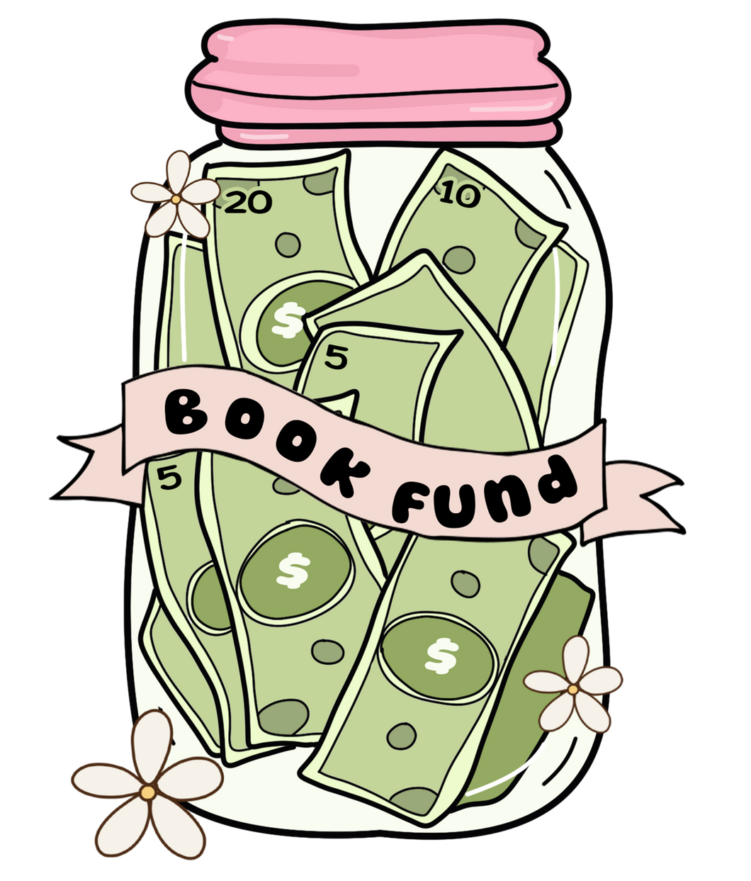 Book Funds Sticker
