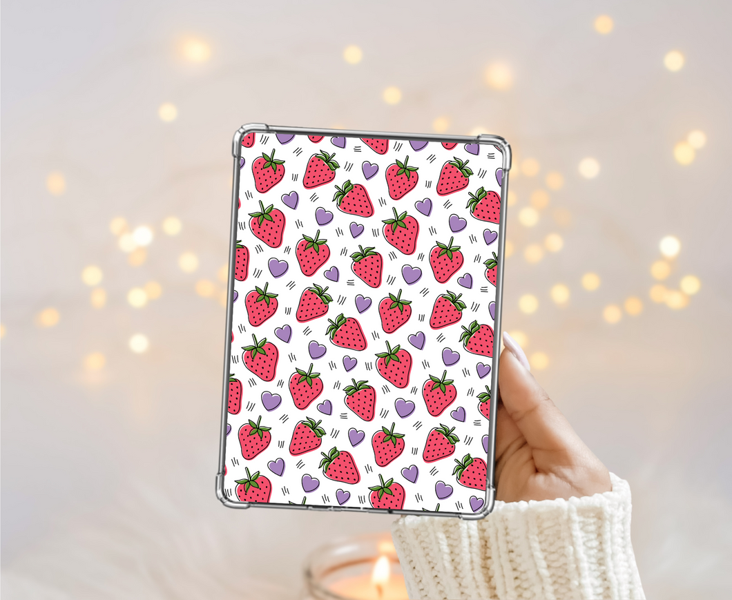 Strawberries & hearts kindle insert
