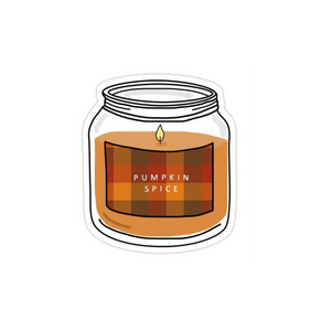 Pumpkin Spice Candle Sticker