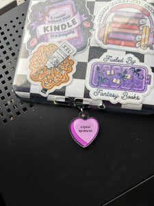 Xaden Riorson One Sided Kindle Charm