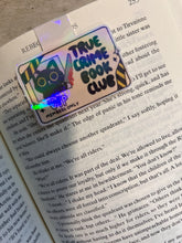 Load image into Gallery viewer, True crime book club library card magnetic bookmark
