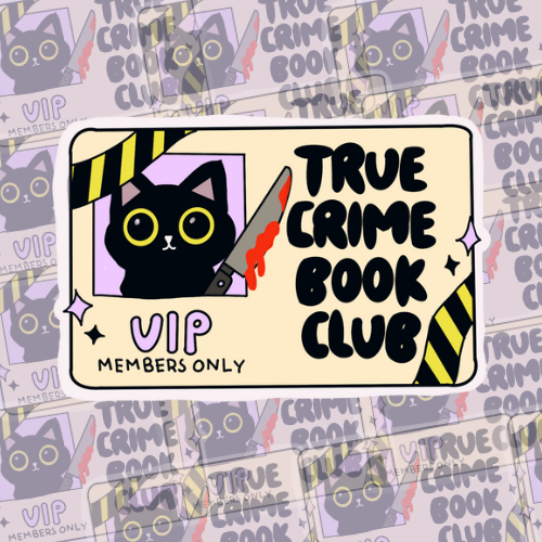 True Crime Book Club Sticker