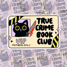 Load image into Gallery viewer, True Crime Book Club Sticker
