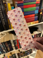 Load image into Gallery viewer, Pink and red heart bookmark
