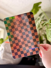 Load image into Gallery viewer, Holographic Checkered Kindle Insert
