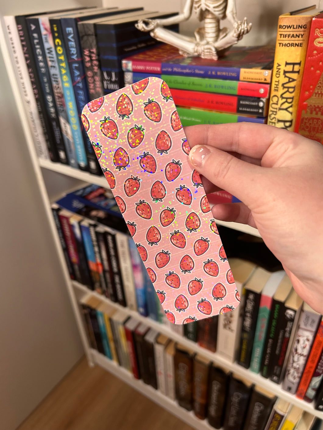 strawberry bookmark