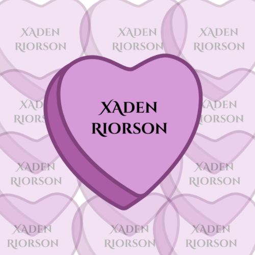 Xaden Riorson candy heart