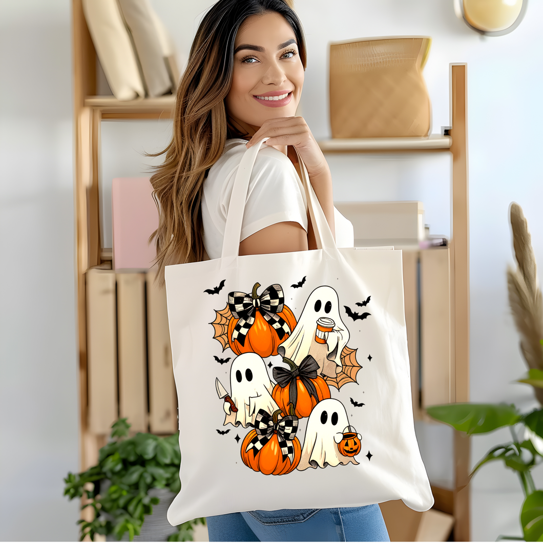 Fall Ghost Tote Bag