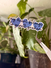 Load image into Gallery viewer, My Heart Belongs to Garrett Graham Sticker
