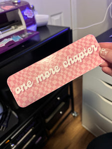 one more chapter bookmark