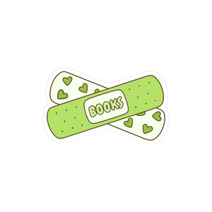 Holographic Books Band Aid Sticker