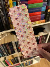 Load image into Gallery viewer, Pink and red heart bookmark
