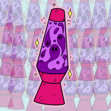 Load image into Gallery viewer, Ghost lava lamp sticker
