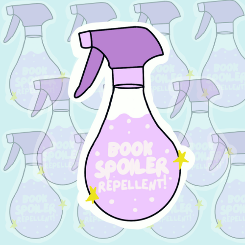 Book Spoiler Repellent Sticker