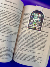 Load image into Gallery viewer, Holographic Fantasy Readers Bookclub Magnetic Bookmark
