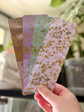 Load image into Gallery viewer, Pastel Gold Star Bookmark Bundle | Set of 4 Laminated Bookmarks
