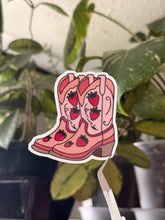 Load image into Gallery viewer, Strawberry Cowboy Boots
