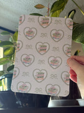 Load image into Gallery viewer, Green Book Hearts Kindle Insert
