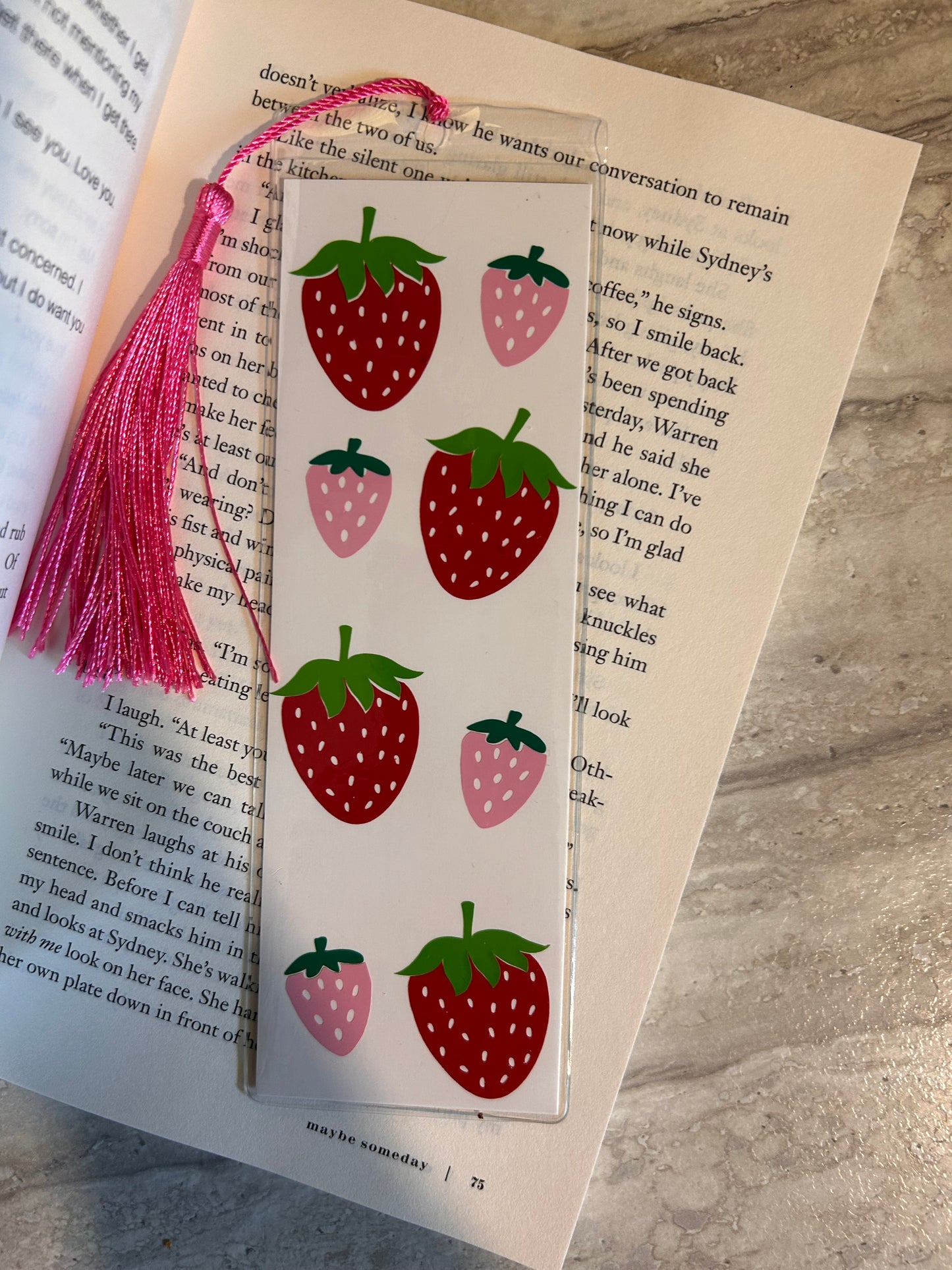 Strawberry Bookmark