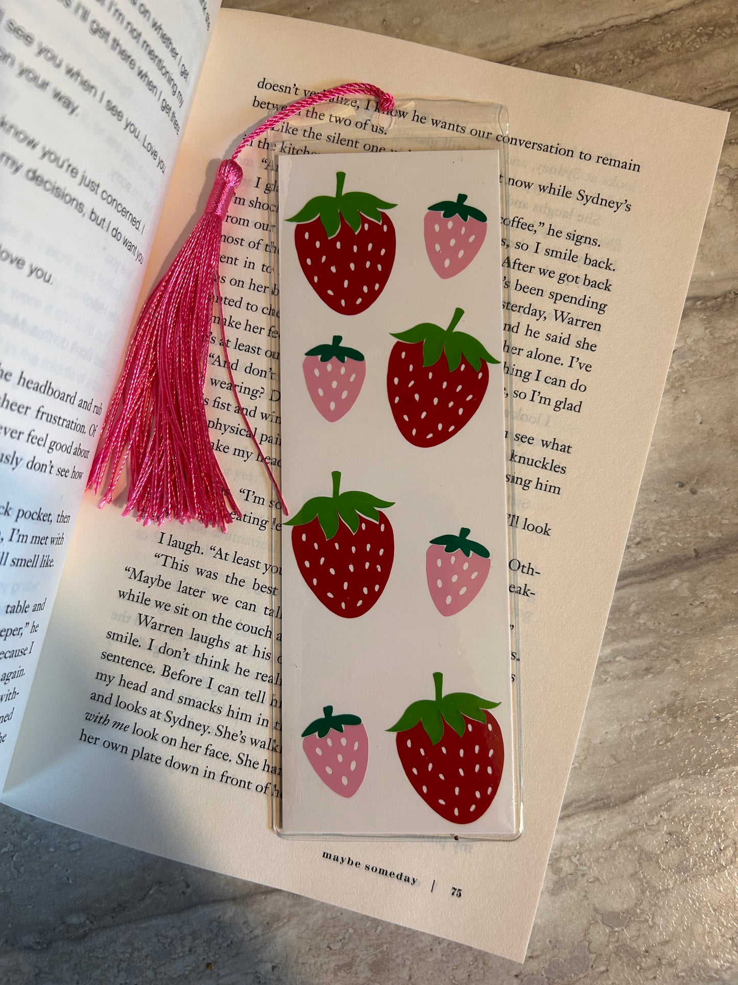 Strawberry Bookmark