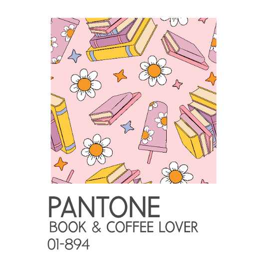 Pantone Book & Coffee Lovers Sticker