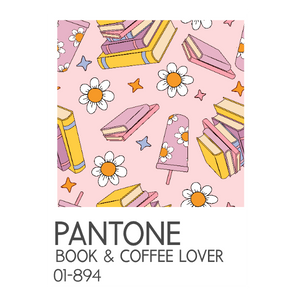 Pantone Book & Coffee Lovers Sticker
