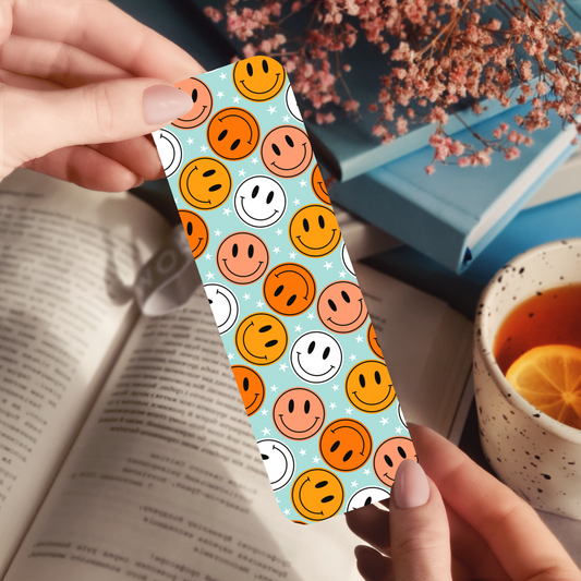 Holographic Smiley Face Bookmark