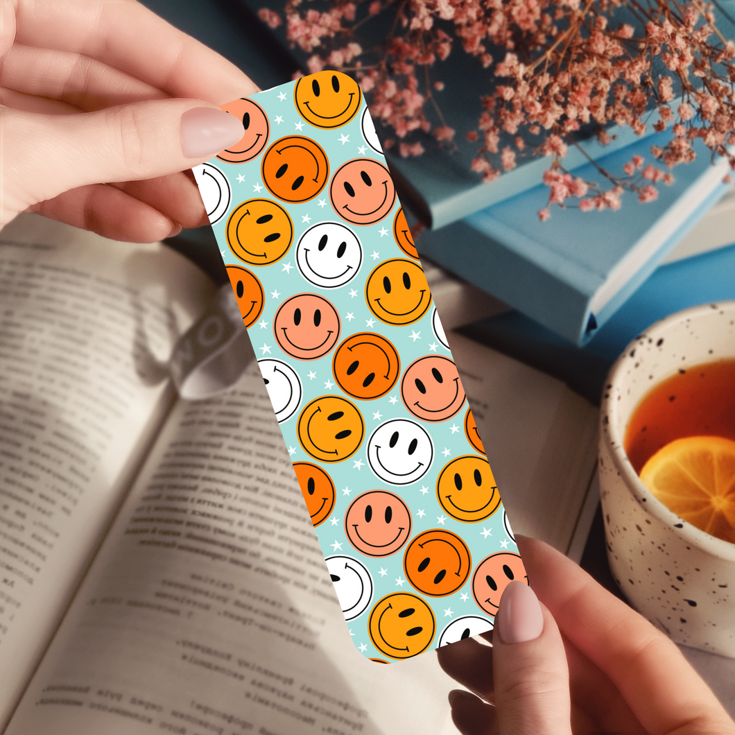 Holographic Smiley Face Bookmark