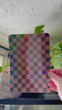 Load and play video in Gallery viewer, Holographic Checkered Kindle Insert

