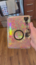 Load and play video in Gallery viewer, Holographic Marble Kindle Insert
