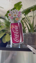 Load and play video in Gallery viewer, Floral Coca Cola Can
