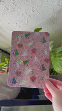 Load and play video in Gallery viewer, Pink Holographic Halloween Kindle Insert
