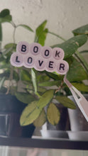 Load and play video in Gallery viewer, Book Lover Letter Beads
