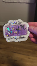 Load and play video in Gallery viewer, Fueled By Fantasy Books Sticker
