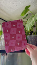 Load and play video in Gallery viewer, Pink Checkered Stars Kindle Insert
