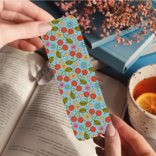 Stitched Cherry Bookmark